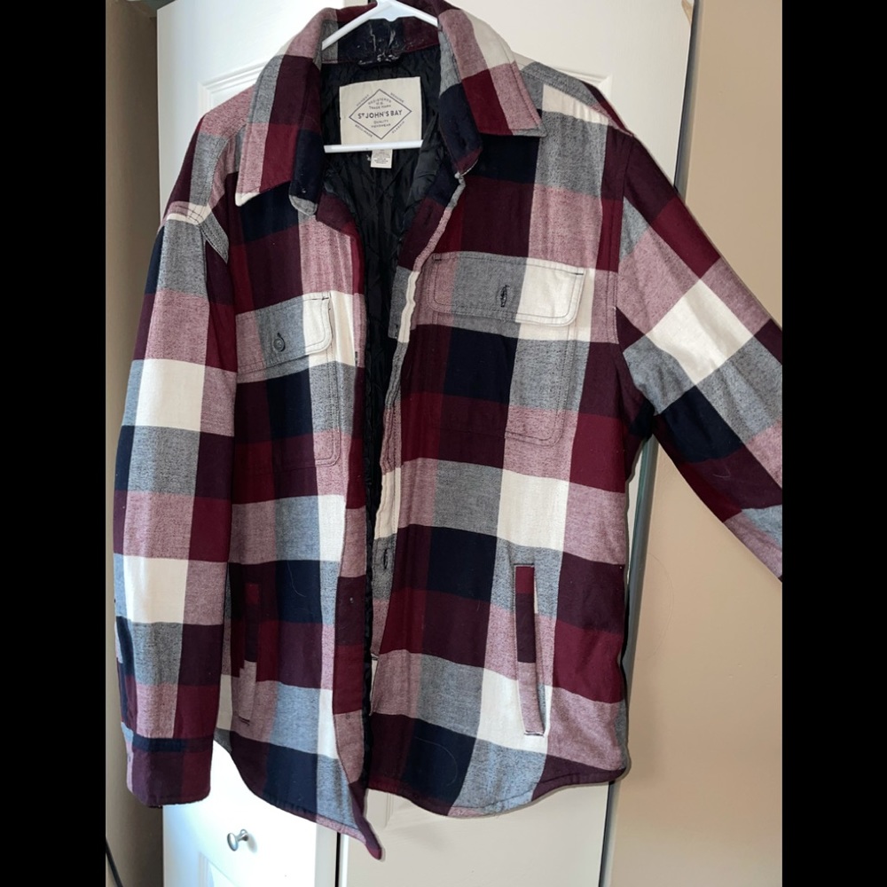 St. John’s Bay Puff Flannel Jacket